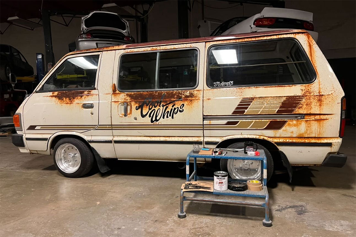 Cool Whips Garage Van